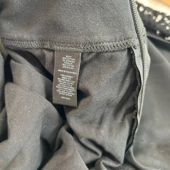 NWT Express Black Lace A-Line Mini Skater Skirt Women’s Size 00 Cotton Blend - Picture 5 of 5